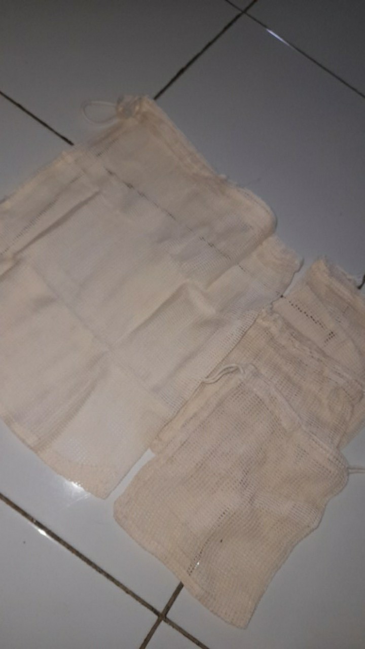Cotton Pad Mesh Laundry Bag Soul  / Tempat Reusable Cotton Pads / Laundry Bag / Tas Jaring