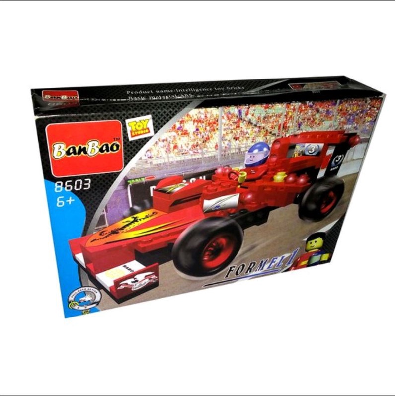 Mainan BRICK lego ban boa mobil balap dragon f1 formula 1 8603 RMX1