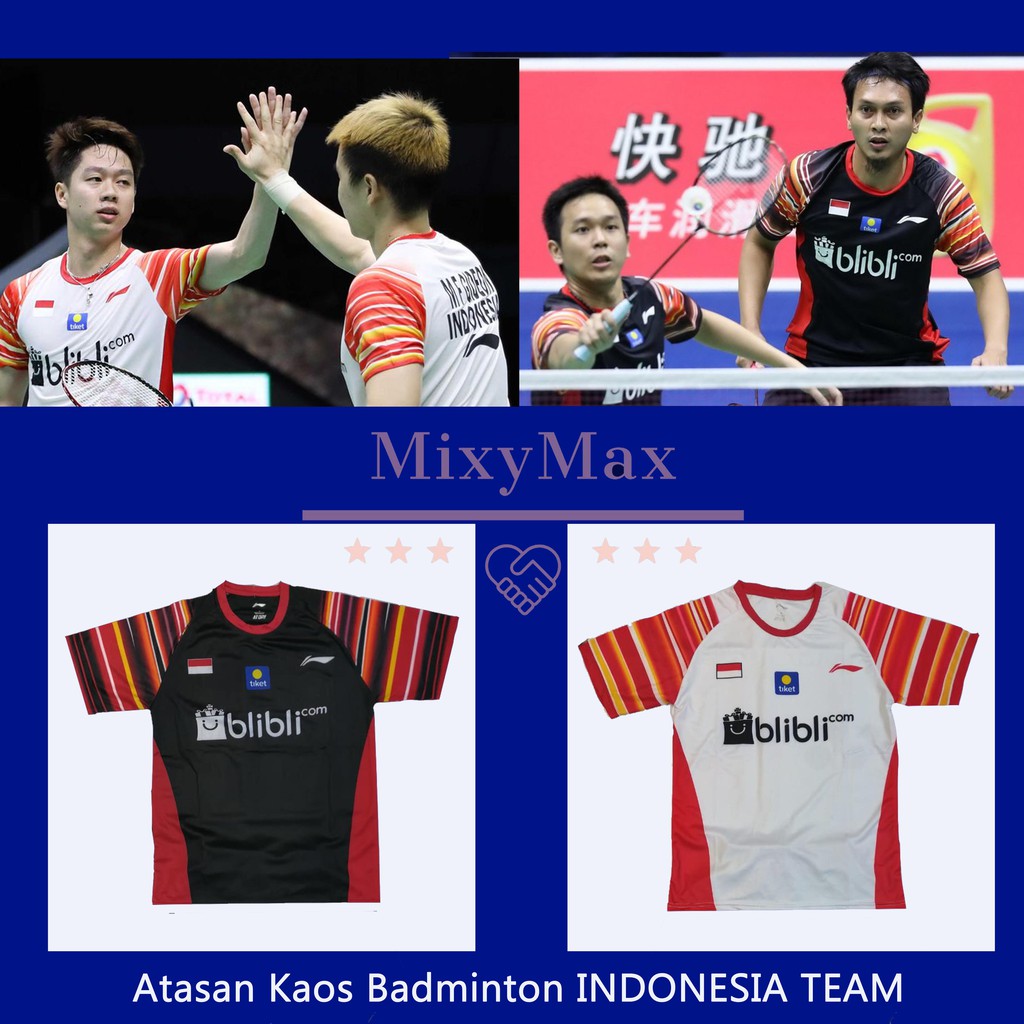 Atasan Kaos  Badminton  LINING TIM INDONESIA Shopee Indonesia