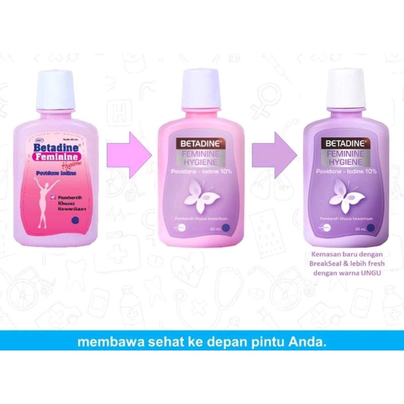 BETADINE Feminine Hygiene 60mL - Sabun Pembersih Kewanitaan