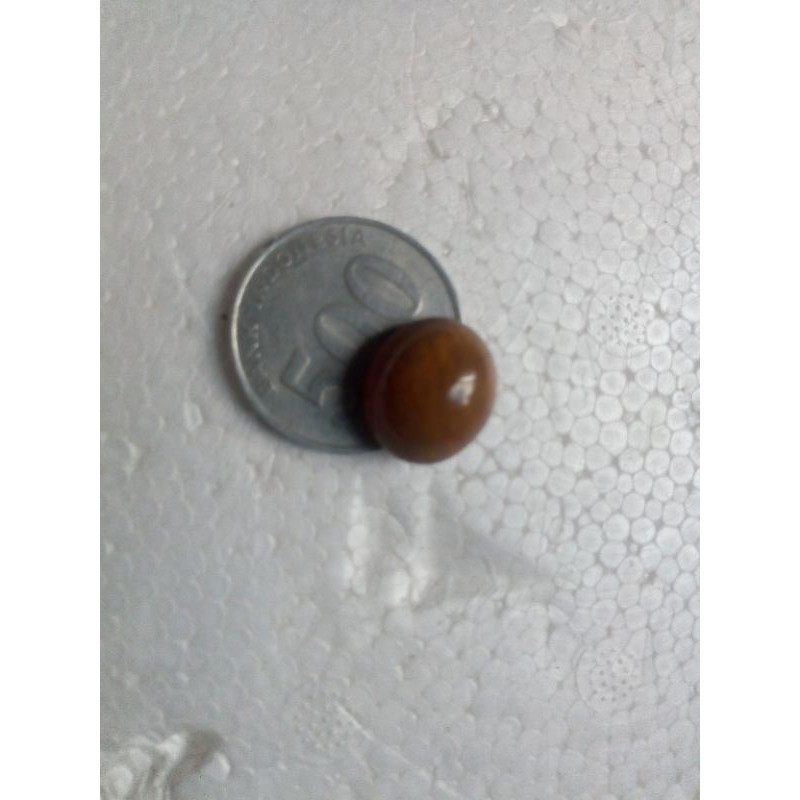 batu natural fosil kayu berserat coklat alami halus mengkilap unik antik langka koleksi