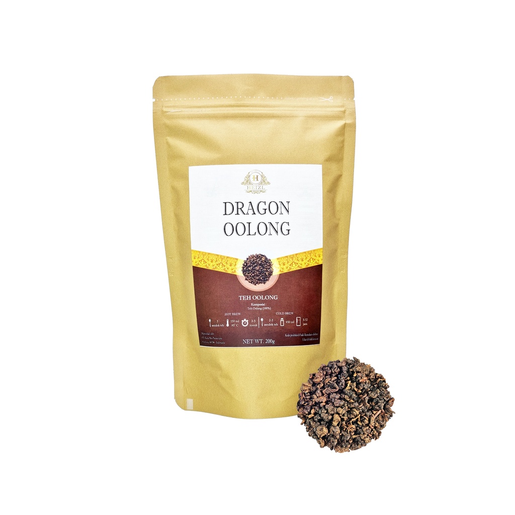 

HEIZL Dragon Oolong Tea Teh Taiwanese Medium Roasted Premium Organic Pouch