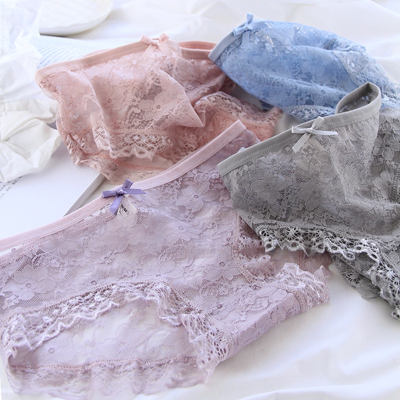 Celana Dalam Wanita Modal Lace Fashion Renda Transparant CD057