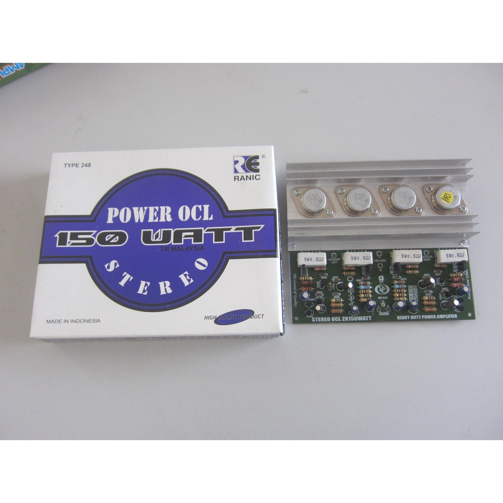 Kit Power Stereo 150watt OCL tr Malaysia Tipe248