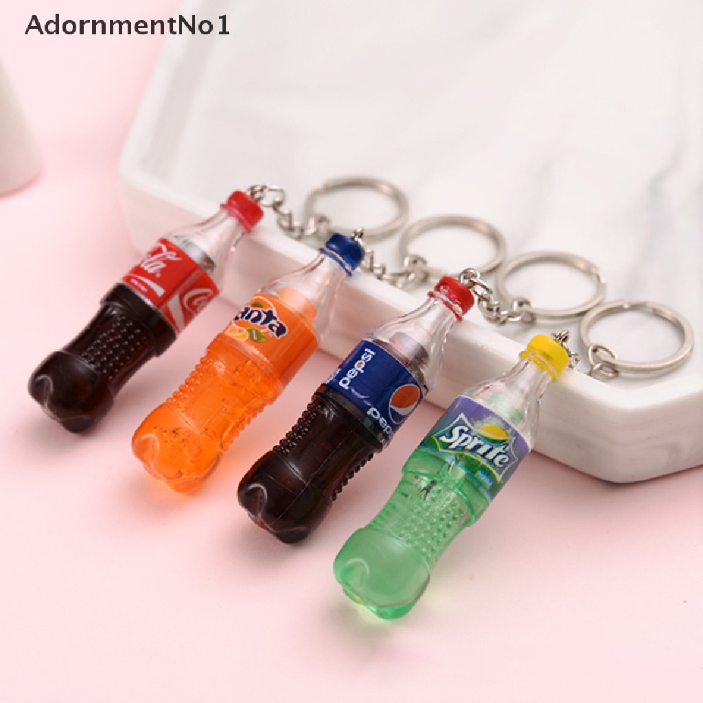 [AdornmentNo1] Fashion Drink Bottle Handmade Resin Charms Keychain Car Trinket Gift Souvenirs [new]