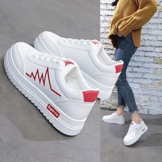 SEPATU SNEAKERS CASUAL KEREN TERBARU List Petir Fashion Wanita Casual MC-KSM 05