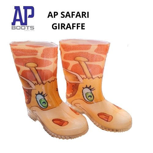 BISA COD - AP BOOTS ANAK GIRAFFE SIZE 23 - 28 - AP ANAK TERMURAH - AP BOOTS ANAK JERAPAH TERMURAH - SEPATU BOOTS KARET ANAK - FANZ STORE