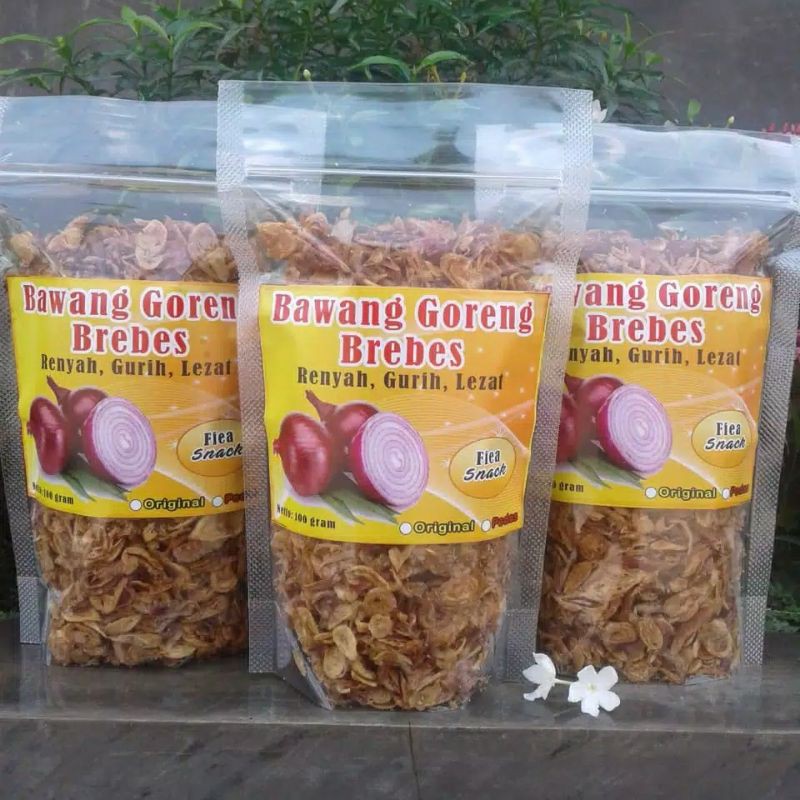 

Bawang goreng asli BREBES, renyah, gurih, berat 100 gram