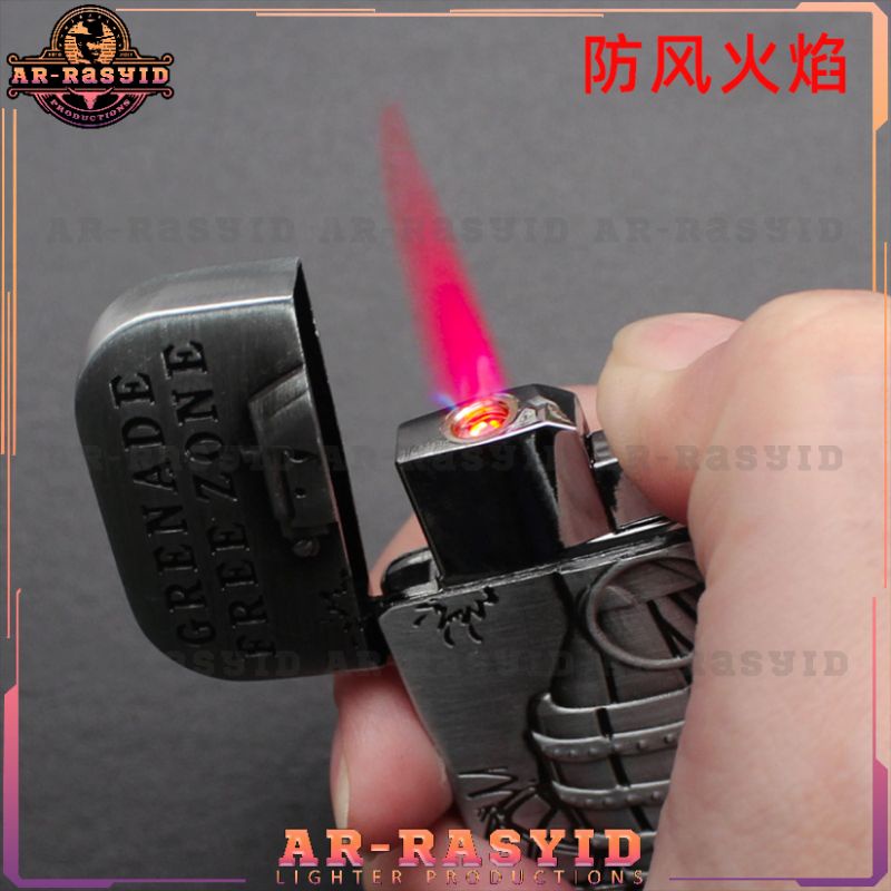 Korek Api Bara Gas Huage Dinuo Motif Unicorn HG-568
