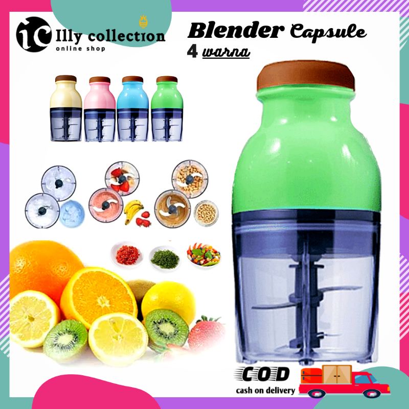 Blender Kapsul Cutter Quatre / Blender Portabel Bentuk capsule