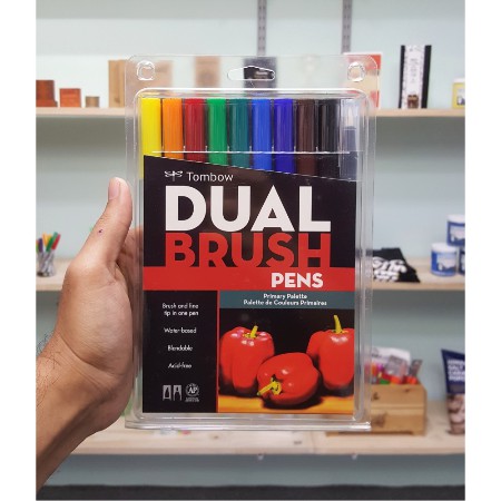 

Tombow dual brush pen ABT 10 Color Set Primary Palette