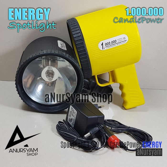 One million candle power flashlights