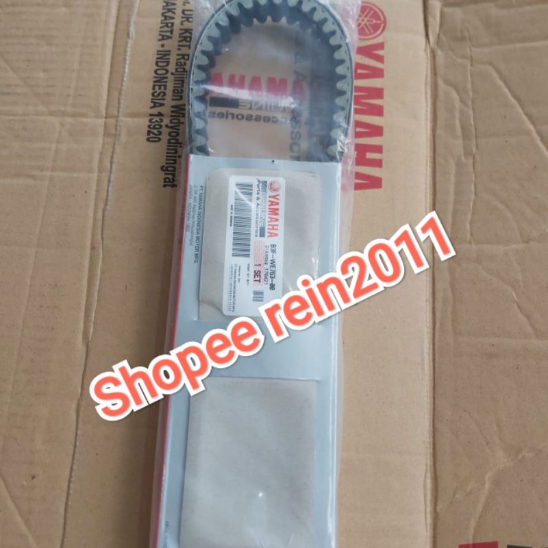 VANBELT V BELT PANBEL KIT LEXI ASLI ORI YAMAHA B3F WE76J 00