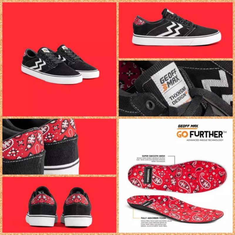 Goeff Max x Thanksinsomnia - Gavin THXGMX ~ Sepatu Pria ~ Sneakers ~ Free kaos kaki