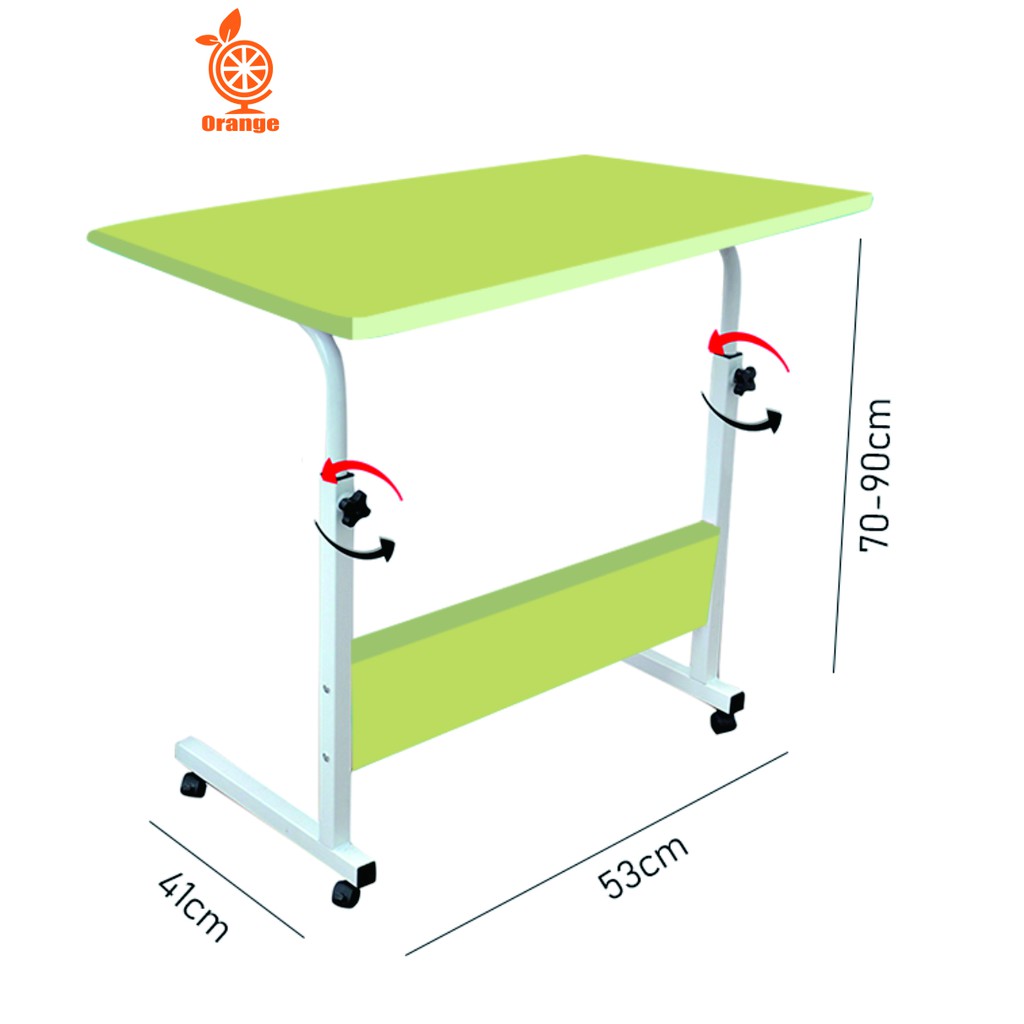 Meja Laptop Lipat Tinggi Adjustable Meja Laptop Kerja Belajar Minimalis Worldhome66