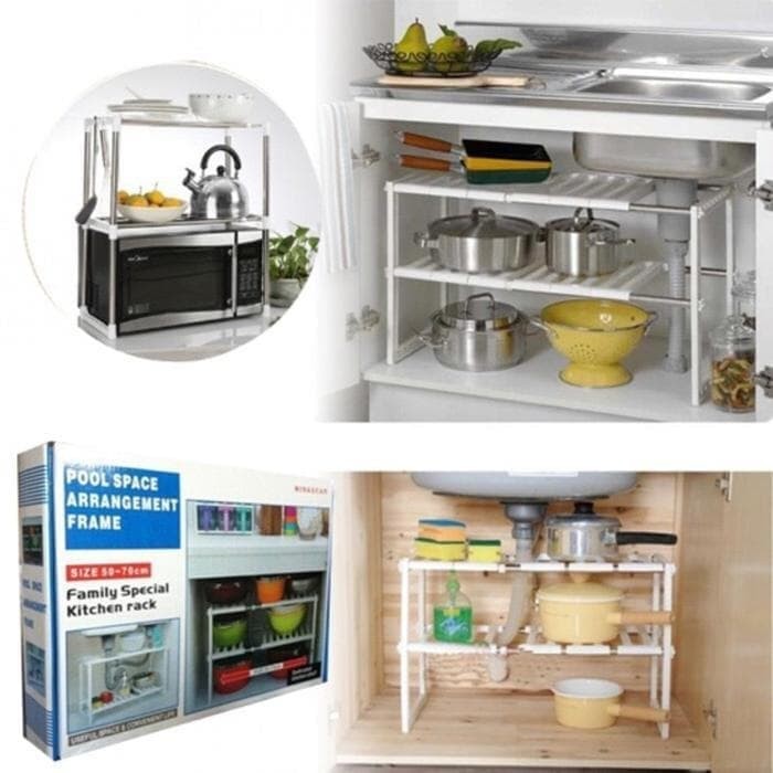 RAK DAPUR / RAK SEBAGUNA / RAK PIRING / RAK WAJAN / RAK KOLONG DAPUR