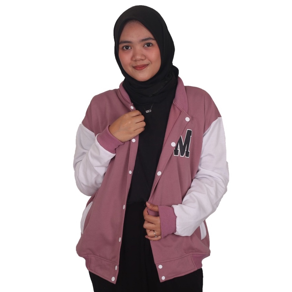 Public - M Baseball Jaket - Jaket Baseball Unisex