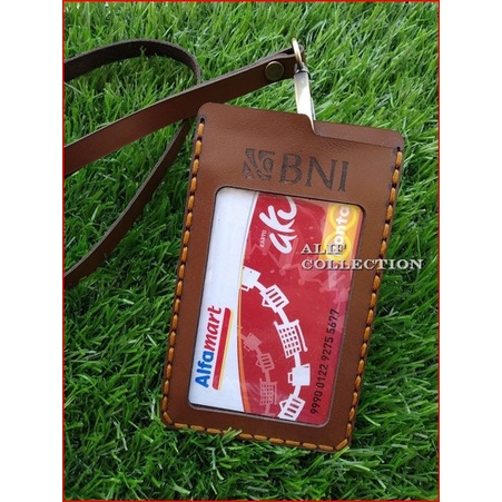 

iD card holder kulit asli - name tag kulit asli costum nama perusahaan dan photo b