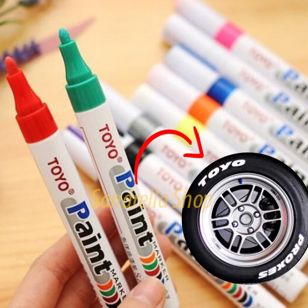 

PROMO ISI 5PCS Spidol Ban Toyo Original Paint Marker