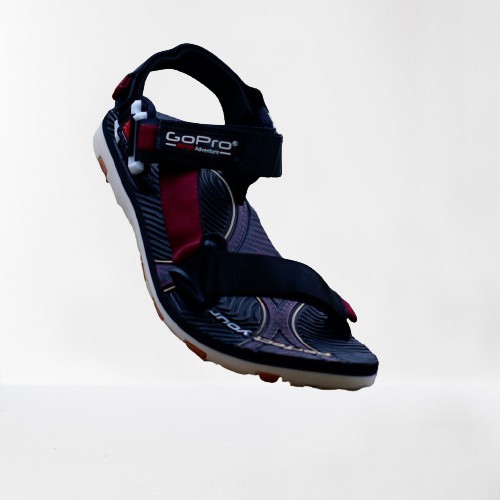 GOPRO Montana Sandal Gunung Pria Velcro Coklat Merah Bata Hitam Merah Abu Merah Ukuran 39-43