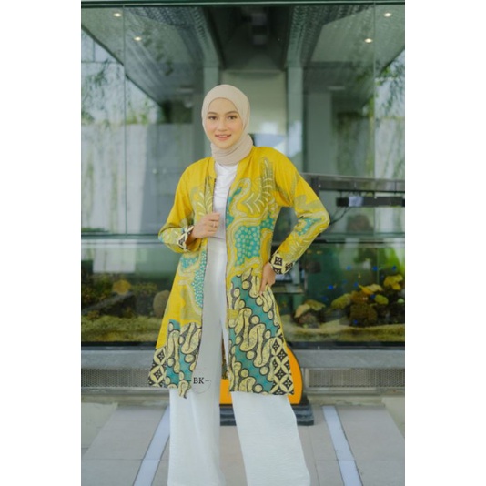 BATIK COUPLE ATASAN MODERN KOMBINASI | SERAGAM KERJA | M-L-XL-XXL-XXXL