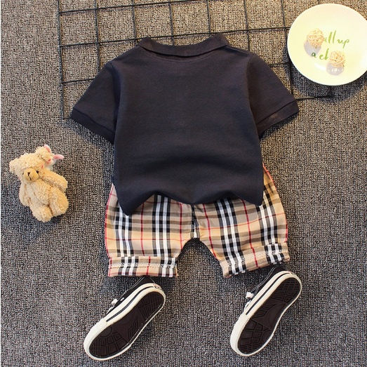 new arrival kaos anak polo burberry IMPORT PREMIUM / kaos anak branded GARIS BURBERRY + CELANA KOTAK