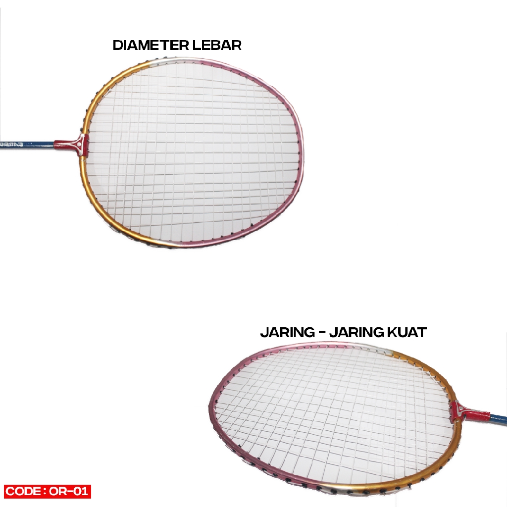 Raket Badminton / Bulutangkis / Anak Isi 2 - Sepasang Murah - Batangan