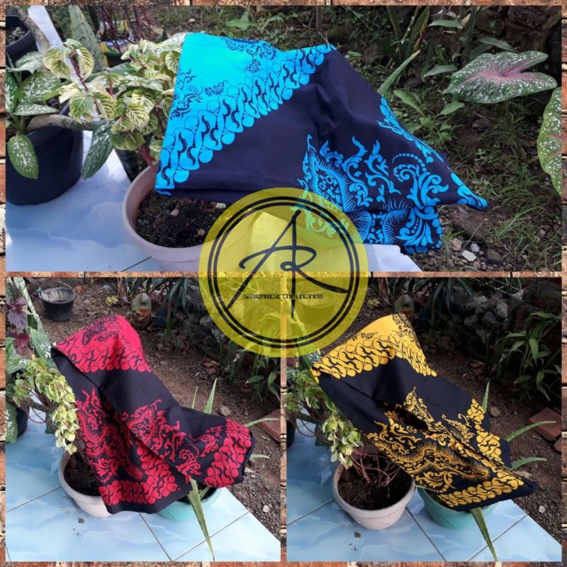 Iket Sunda Batik Kiwari Totopong Udeng Lepasan Lembaran Segi Empat Segiempat Bendo Blangkon Syal Kod