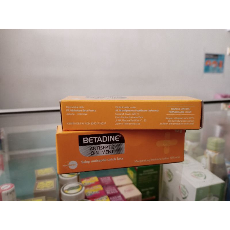 Betadine Oint 10 gram | Betadine Salep - ED 07/2025