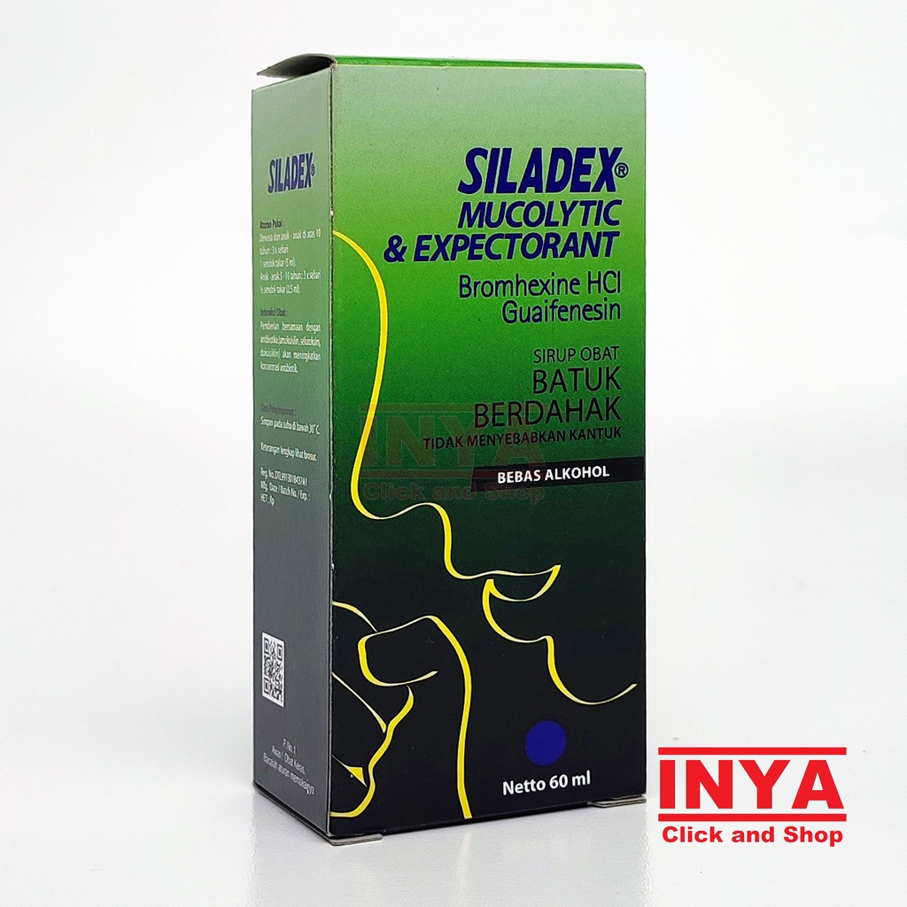 SILADEX MUCOLYTIC &amp; EXPECTORANT BATUK BERDAHAK 60ml - Obat Batuk