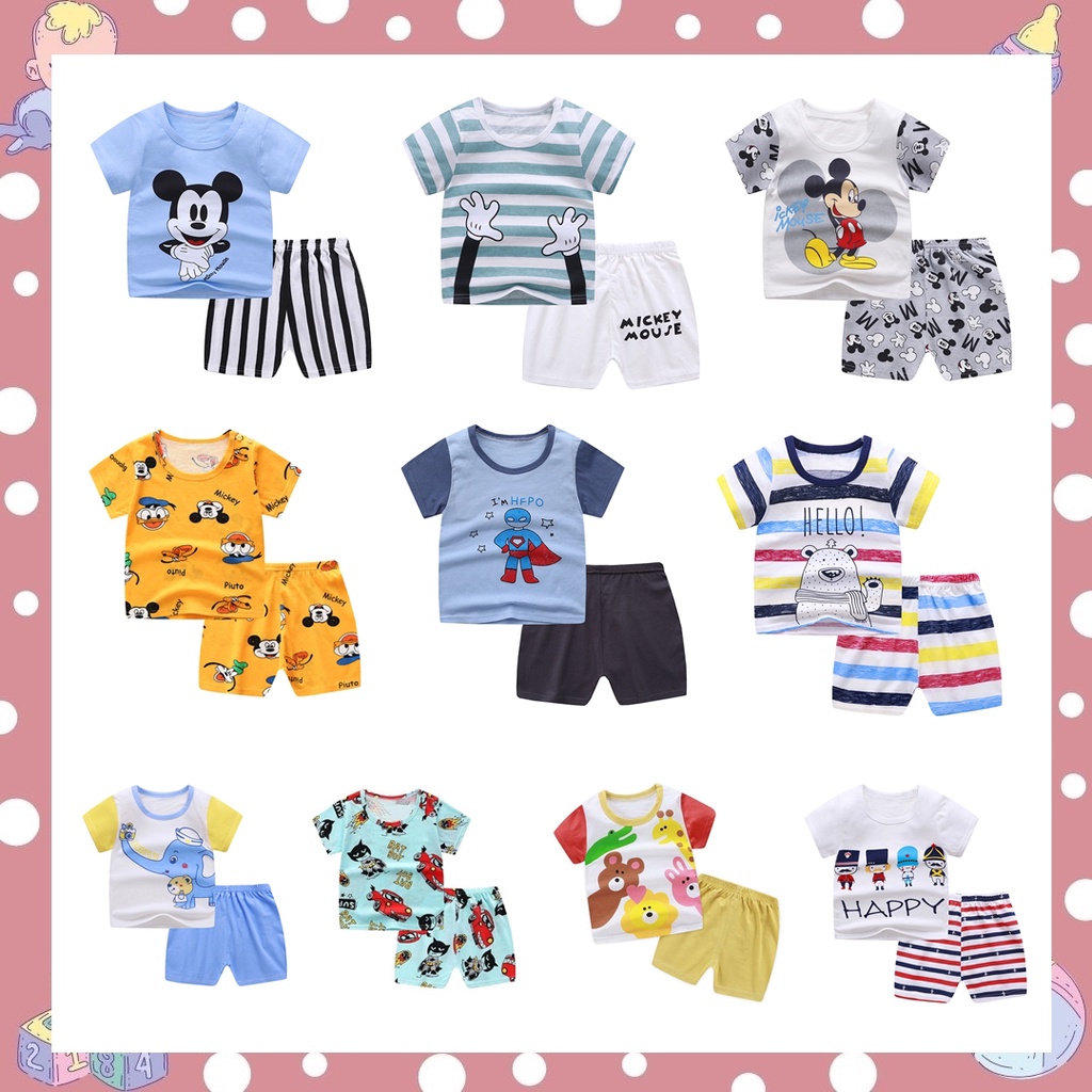 YBSS SETELAN ANAK IMPORT 1-3 TAHUN HIGH QUALITY/ SETELAN ANAK MURAH / SETELAN BAYI SURABAYA  - 7009
