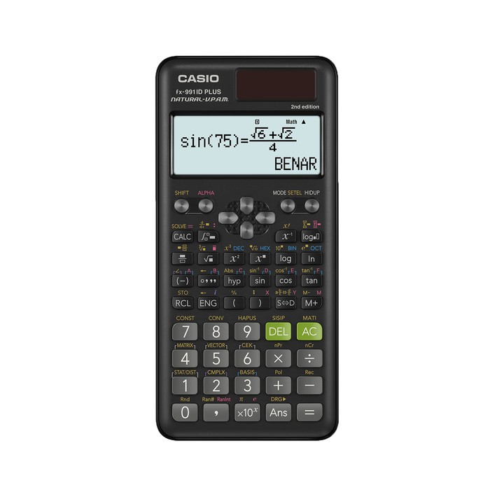 

Asaba Bandung - CASIO FX-991IDPlus -2nd edition- B.Indonesia - Kalkulator Sekolah Kuliah -