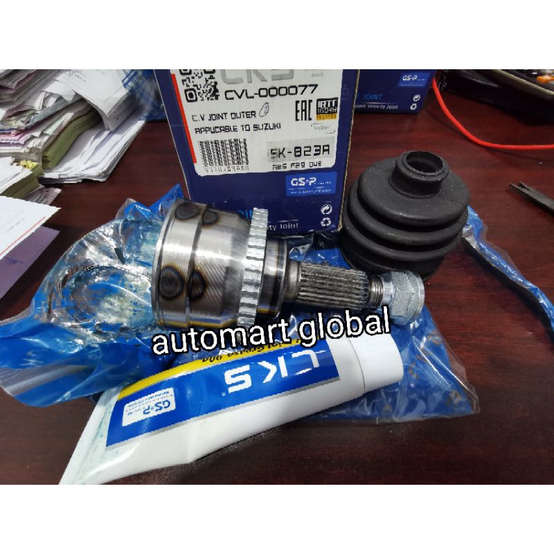 cv joint luar aerio abs baleno next g metik