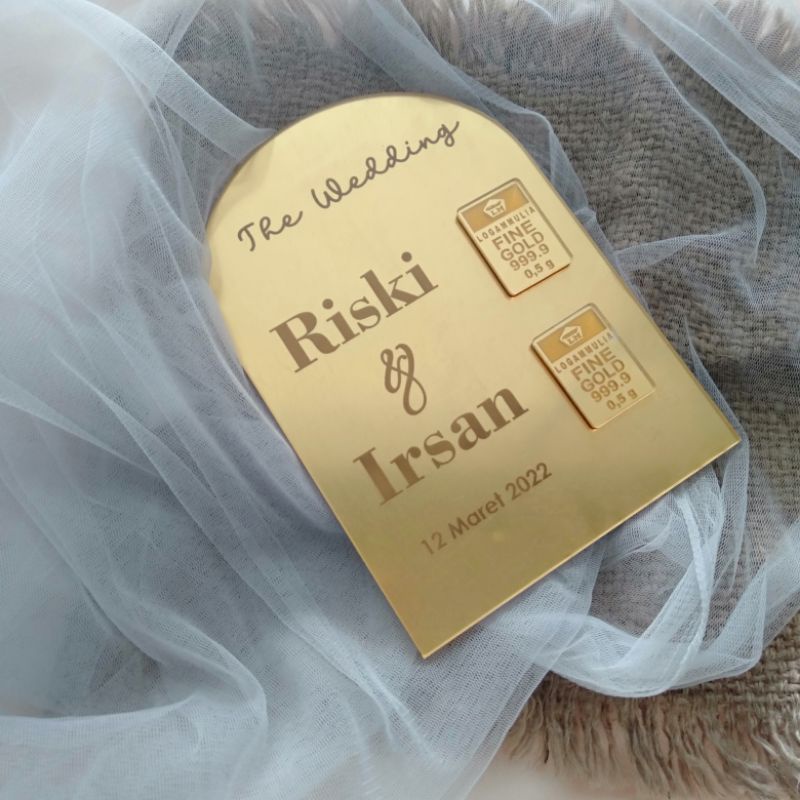 Grafir Mahar akrilik gold