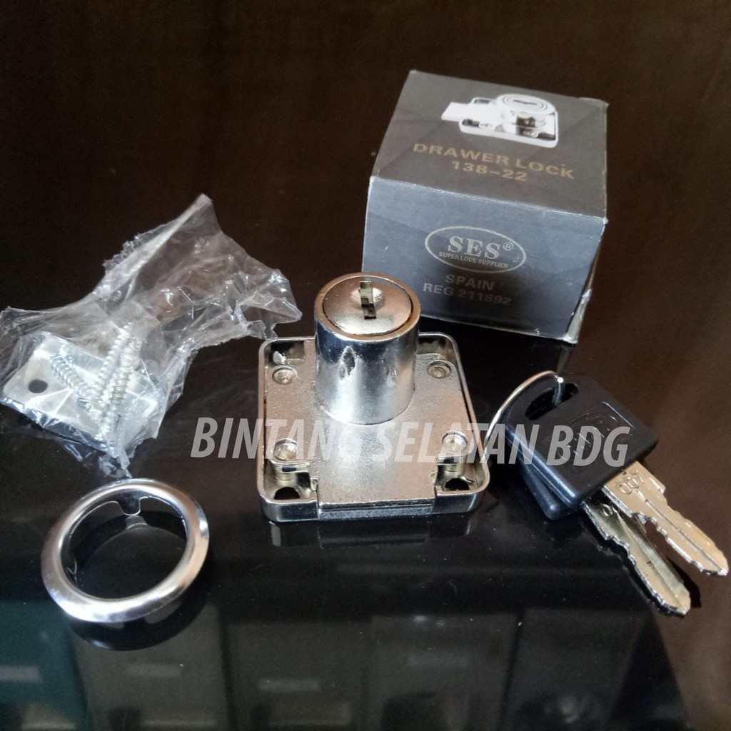 DRAWER LOCK KEY/ KUNCI LACI/ KUNCI LEMARI SES 138