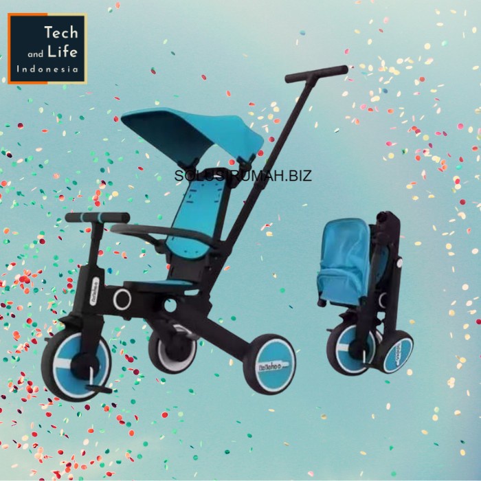 Xiaomi Bebehoo Gen 2 3-in-1 Stroller Sepeda Bayi Lipat Folding Trike