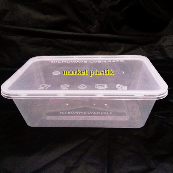 Thinwall AECO S 750ML@25PCS/box makanan/kotak makan microwafe