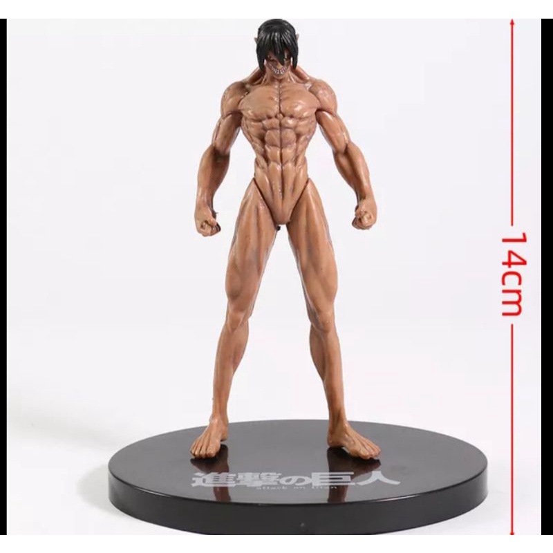 Figure Anime Attack On Titan Miniatur Pajangan Titan Eren Yeager