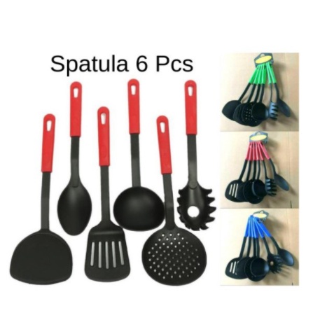 SPATULA SET LENGKAP ISI 6 PCS