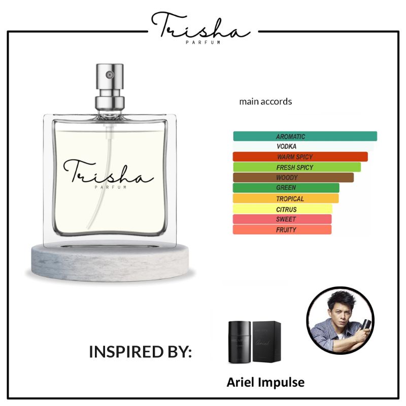 Parfum Aroma ARIEL IMPULSE | Bibit Inspired Eau De Parfum Parfume Farfum Perfume Minyak Wangi Korea 