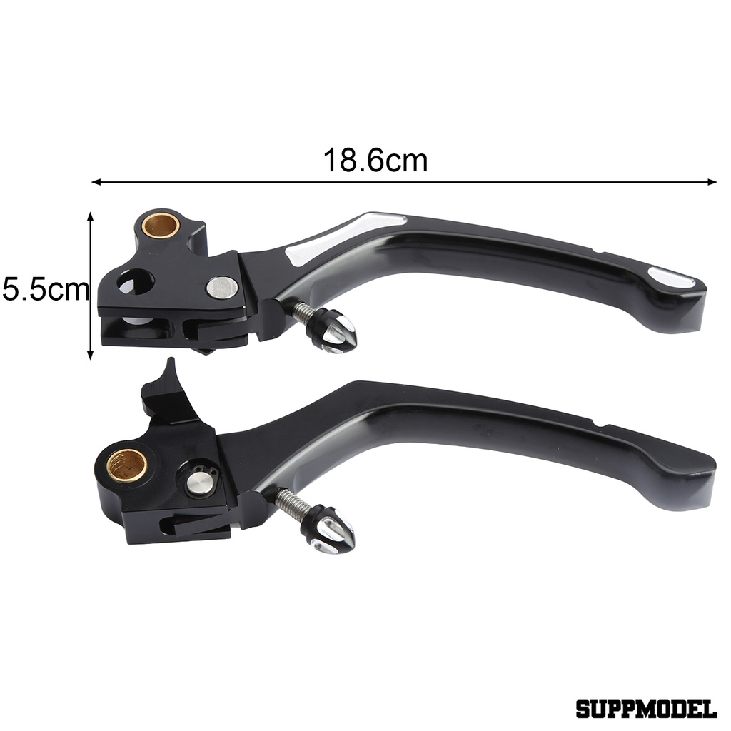 Spm 2pcs Tuas Rem Tangan Motor Bahan Aluminum Kekuatan Tinggi Untuk 96-14 Sftl / 96-16 Dyna / 96-07 03-96 Fl