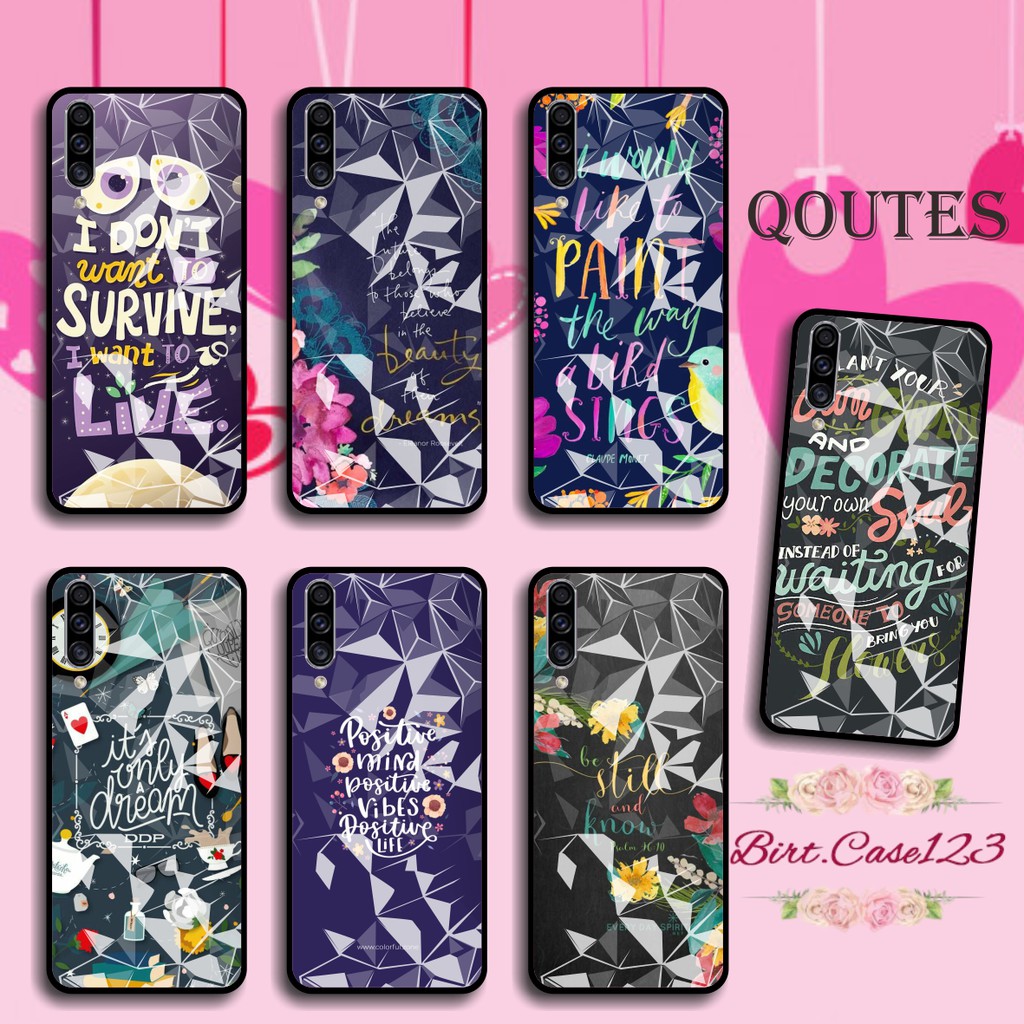 softcase diamond gambar QUOTES Oppo A3s A1k A5 A9 2020 A7 F9 A5s A31 A52 A92 A37 A53 A83 F1s BC495
