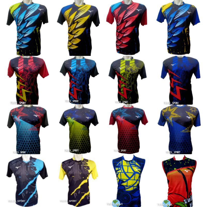 JERSEY VOLLY PRINTING KAOS VOLLY MIZUNO PRINTING JERSEY