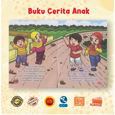 Buku Islami Anak Tk Paud Cerita Anak Dongeng Anak Seri Pintar Kalimat Thoyyibah Sbjy Buku Anak AnaK