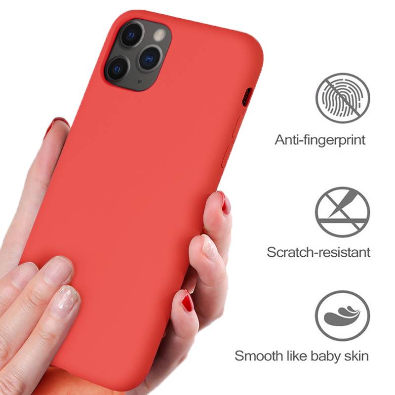 For iPhone 11 11Pro 11Pro max Case Luxury Original Liquid Silicone Soft Cover For iPhone 12 12Pro 12Pro Max 12 Mini Shockproof Phone Case