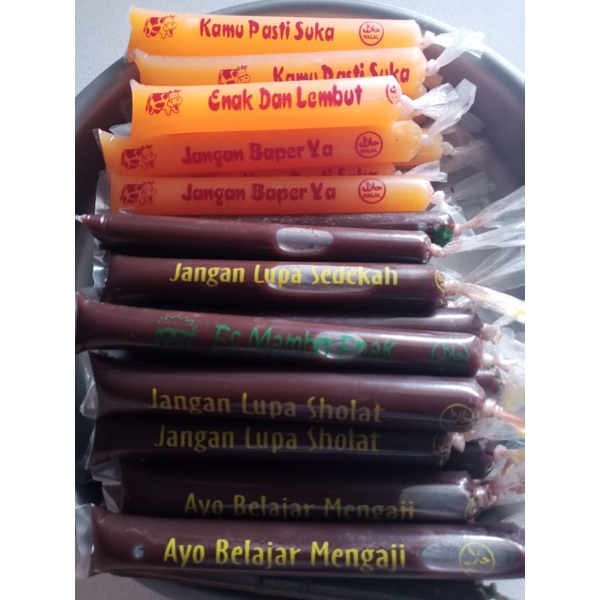Plastik Es Mambo Spidol lucu unik isi 500 pcs