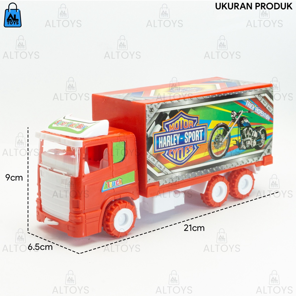 Mobil Box Container Mainan Mobil Peti Kemas / Truk Kargo ST2021