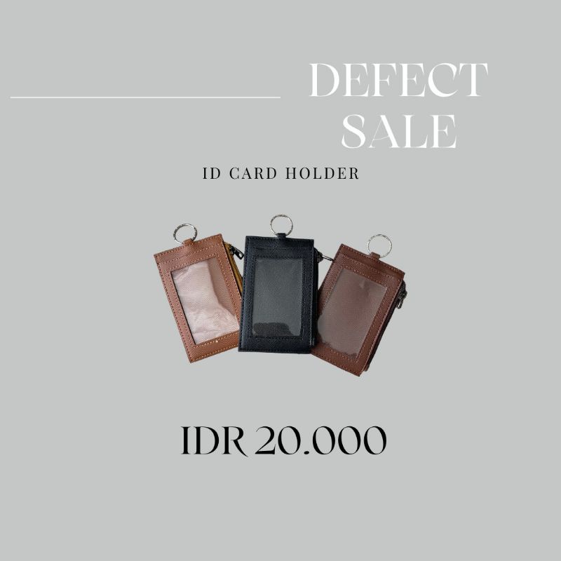 

DEFECT SALE ID CARD