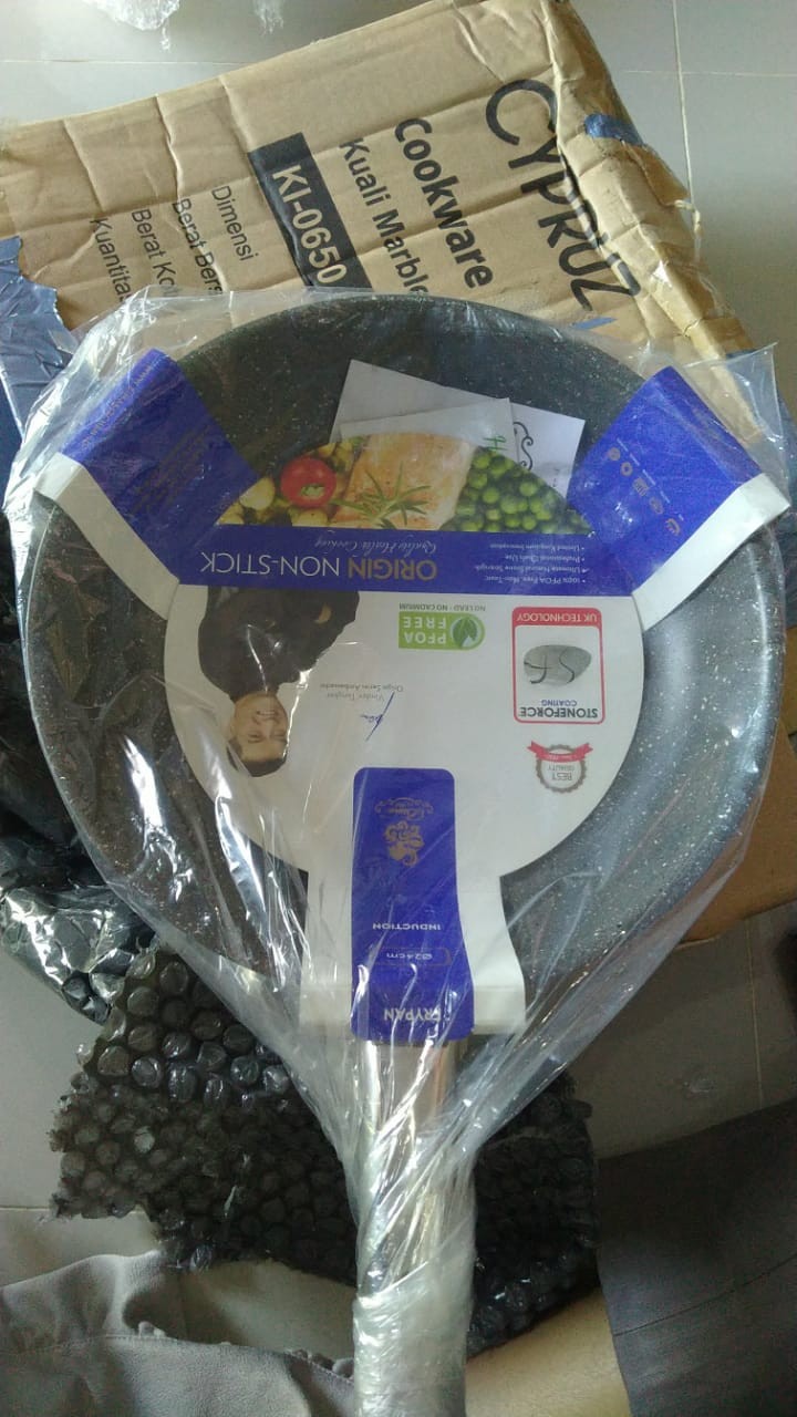 Bima Origin Fry Pan Induksi 20 Cm 24cm 26 Cm Stoneforce Frying Pan Goreng B2003720 B2003724 B2003726