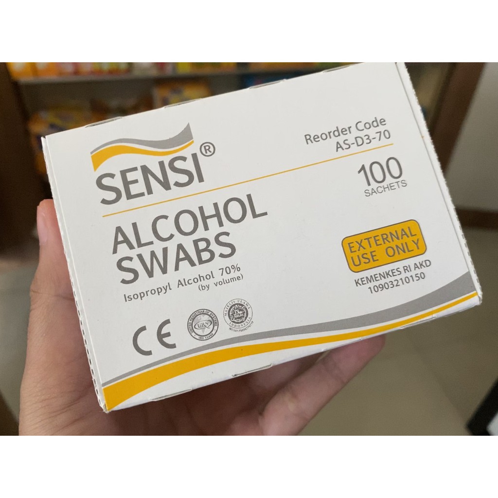 Sensi Alcohol Swab isi 100 pcs